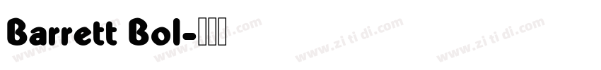 Barrett Bol字体转换
